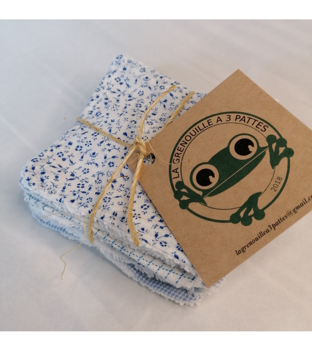 Lot De 7 Lingettes Lavables Et Reutilisables La Grenouille A 3 Pattes Accessoires Frenchy Cocotte Lot De 7 Lingettes Lavables Et Reutilisables La Grenouille A 3 Pattes Accessoires Frenchy Cocotte