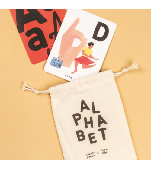 26 Cartes alphabet - Maison Patate