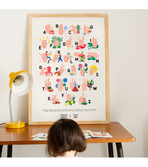 Affiche abécédaire - Maison Patate
