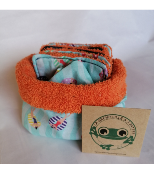 Ensemble Panier Lingettes Et Headband La Grenouille A 3 Pattes Ensemble Panier Lingettes Et Headband La Grenouille A 3 Pattes