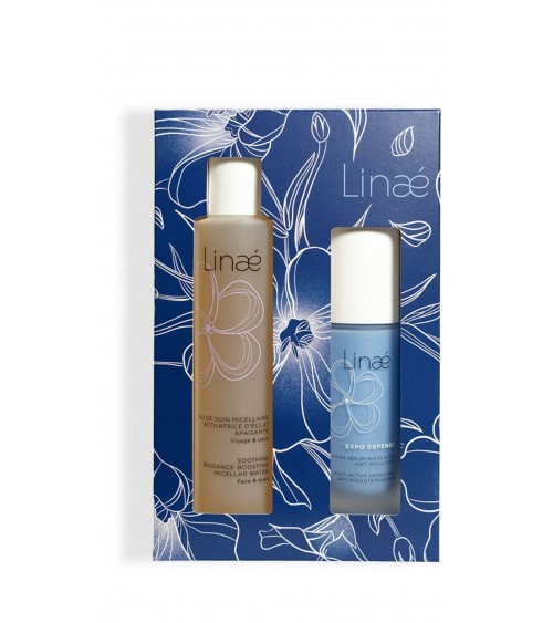 Coffret duo Eau de soin Hydra sérum - Linaé Coffret duo Eau de soin Hydra sérum - Linaé